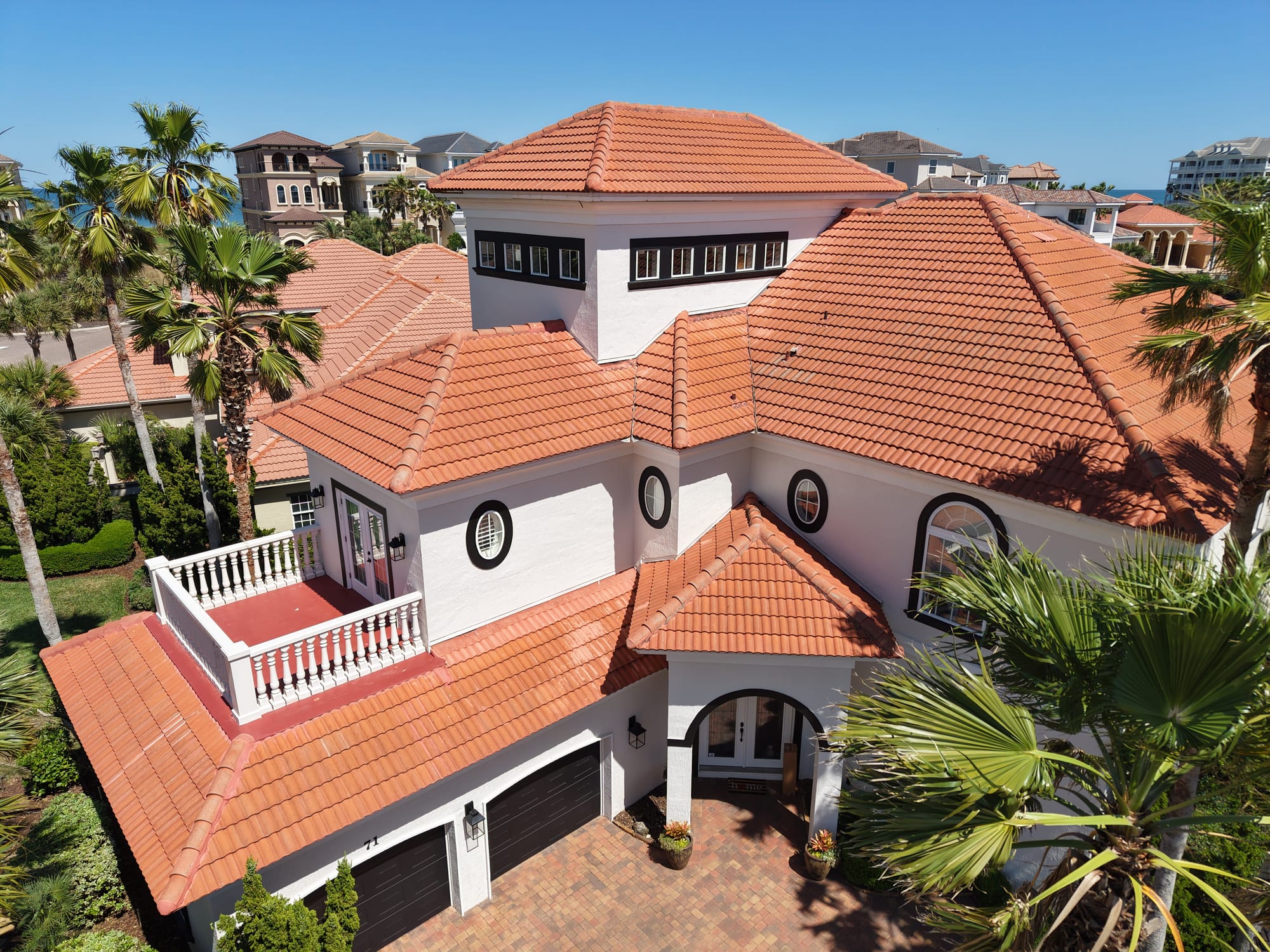 High-Elevation Tile Repair – Ocean Hammock, 52 Feet in the Air